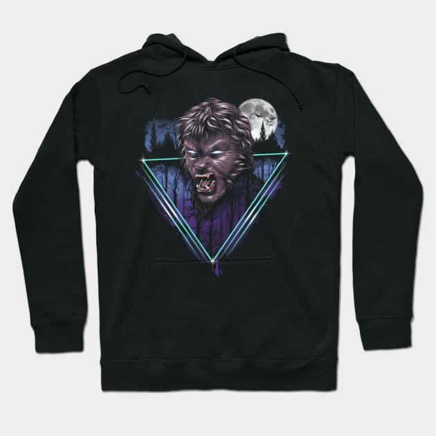 Rad Wolfman Hoodie by Vincent Trinidad Art